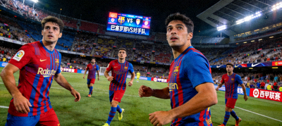 西甲联赛实时直播画面 - 巴塞罗那队比赛