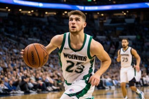 [NBA]森林狼反击快攻 麦克丹尼尔斯三分飙进